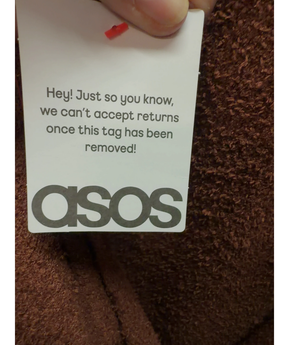 ASOS Brown Colour, size UK 20 — detail