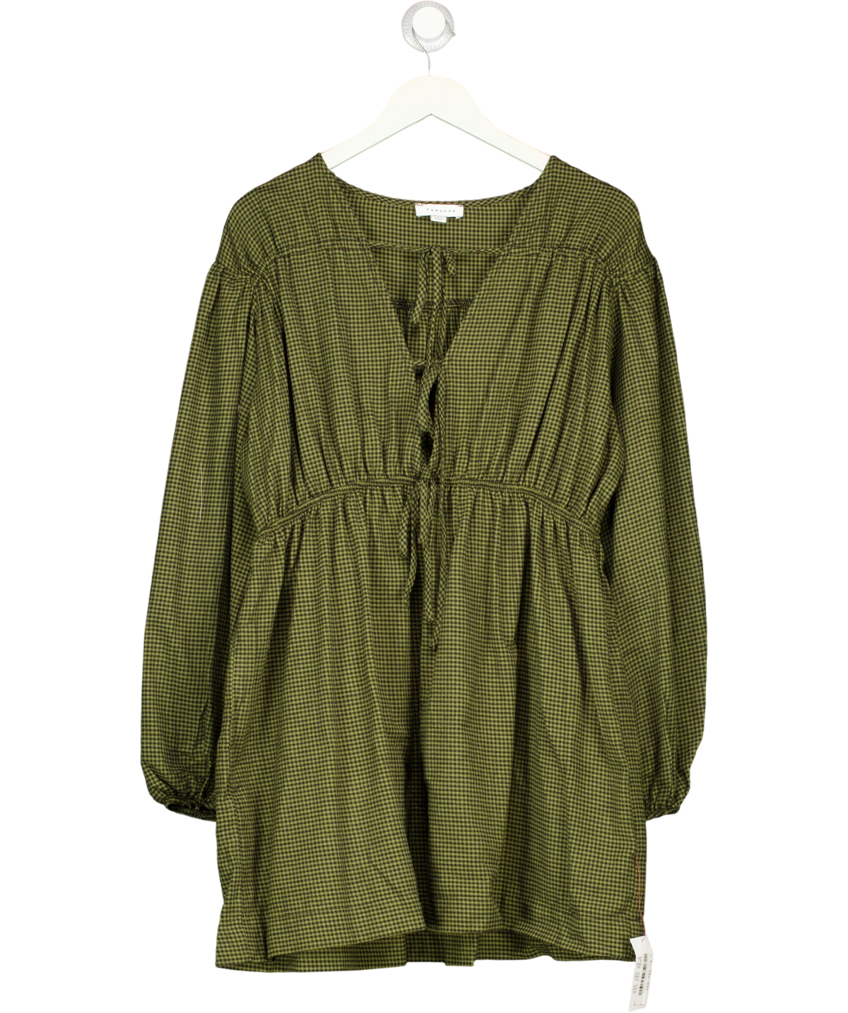 TOPSHOP Green Colour, size UK 10 — front