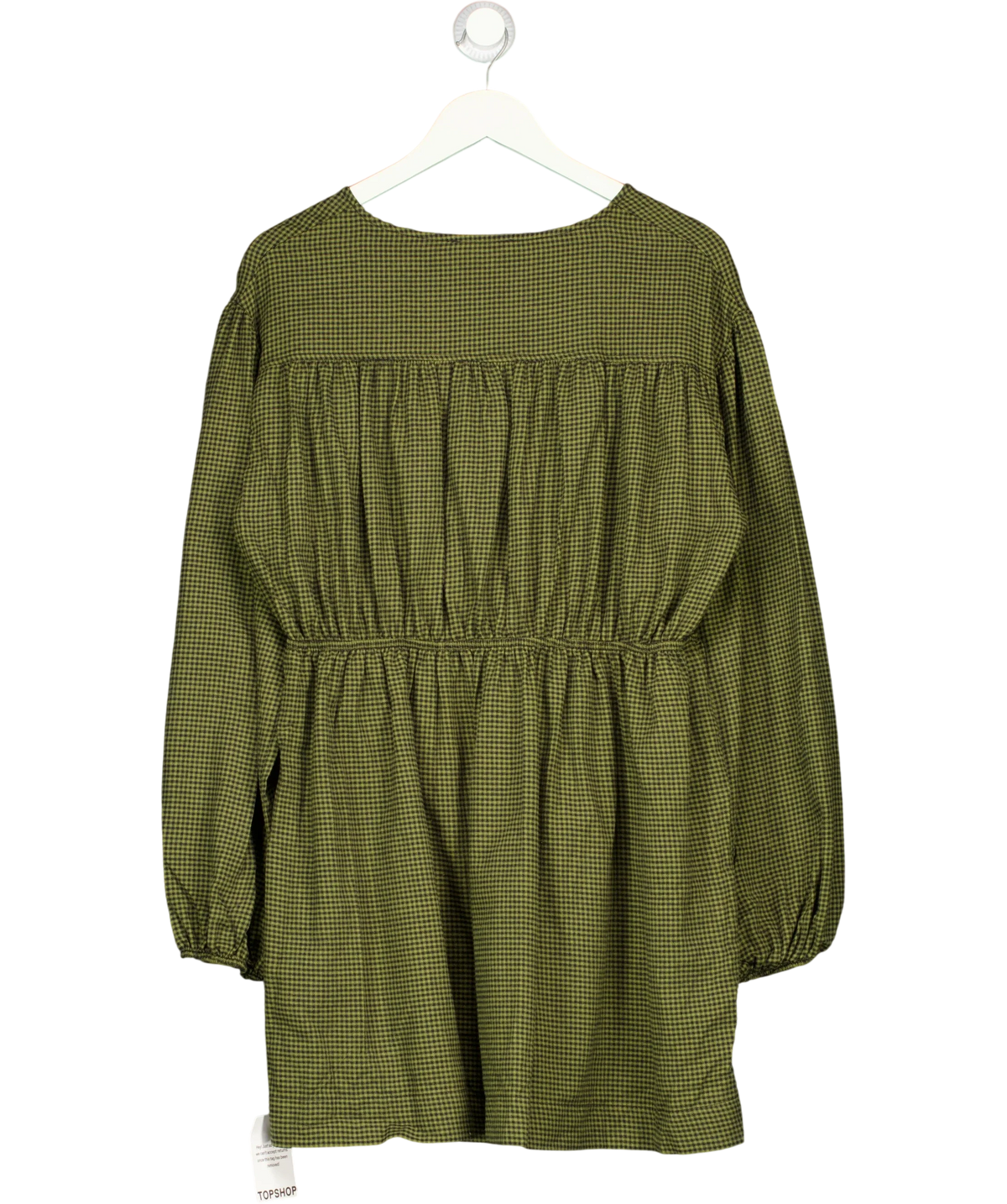 TOPSHOP Green Colour, size UK 10 — back