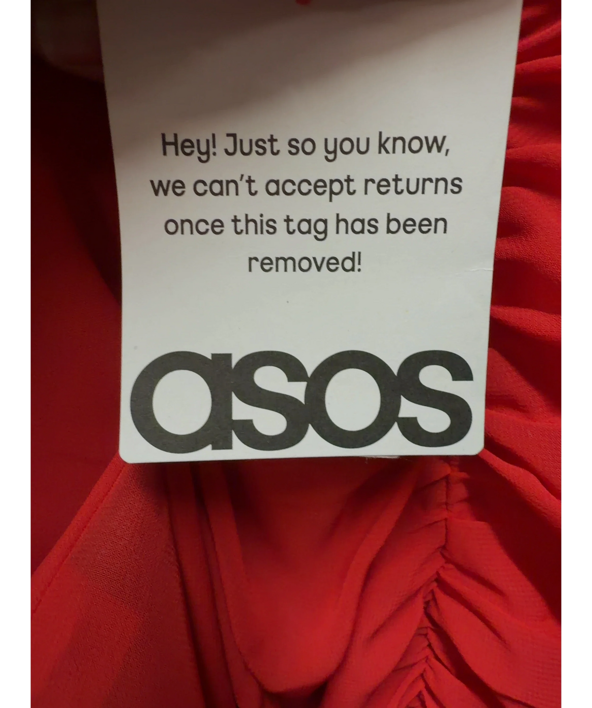 ASOS Red Colour, size UK 8 — detail