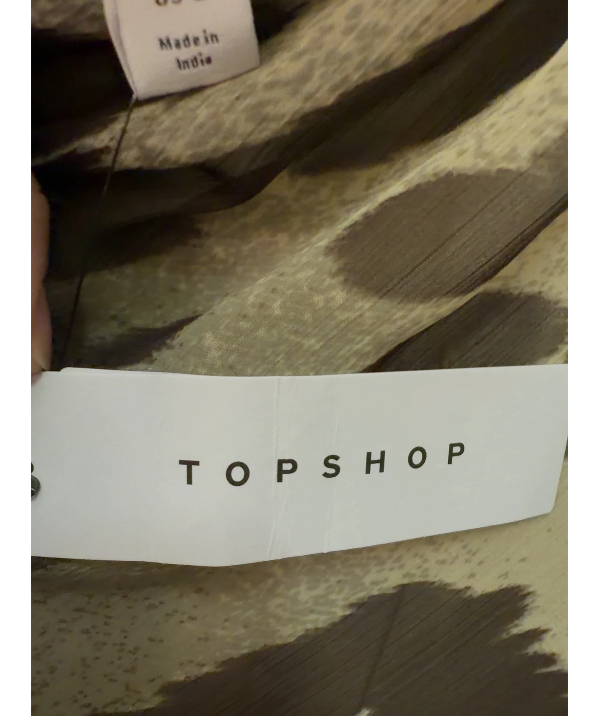 TOPSHOP Green Colour, size UK 6 — detail