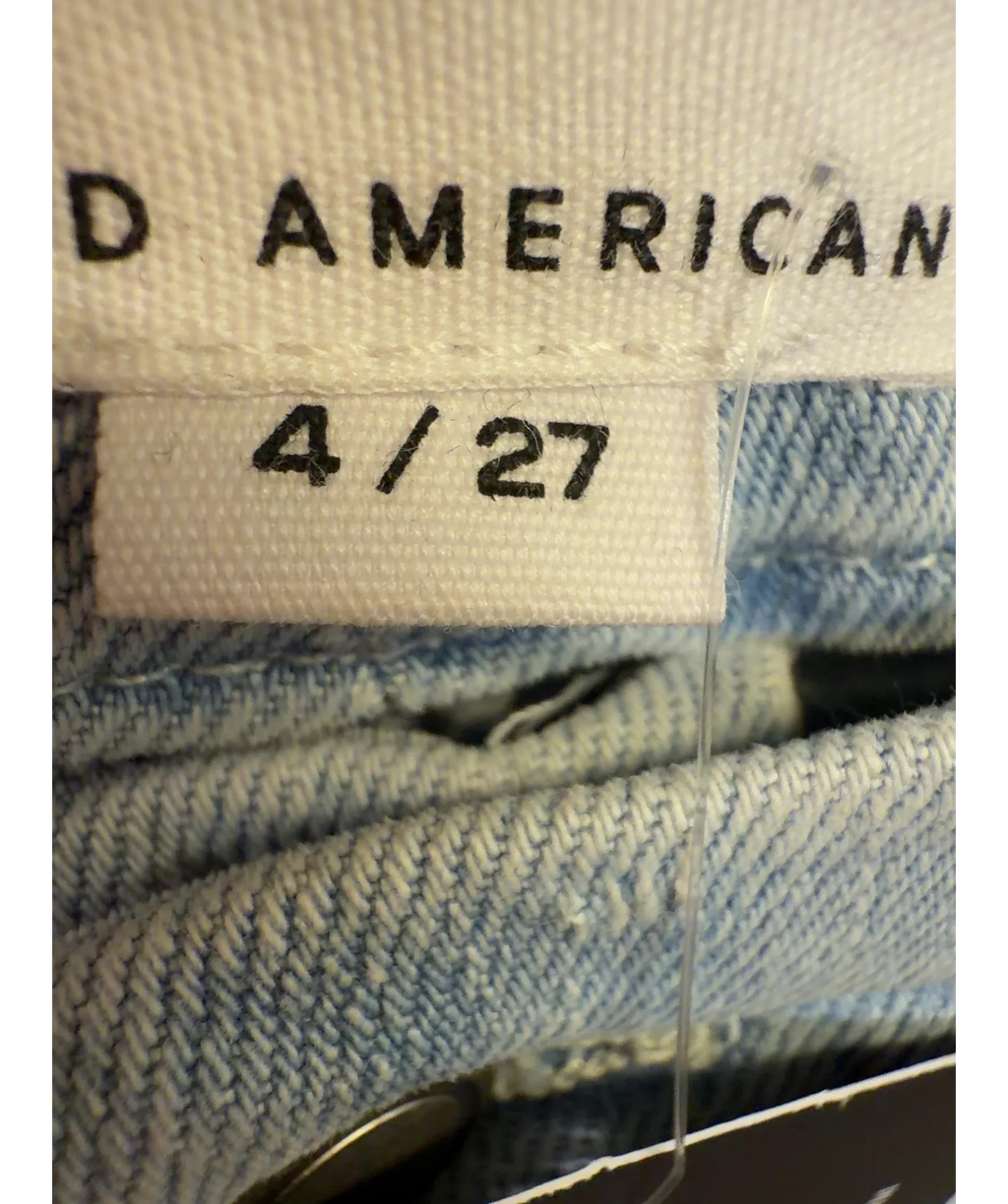 Good American light blue Colour, size W27 — care label