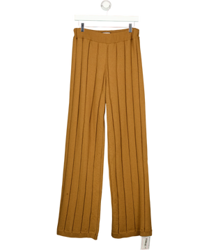 Eschel STUDIO Ribbed Merino Wool Trousres Brown UK 10