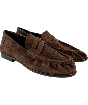 Arrange Premium Leather Loafer Brown Uk 4
