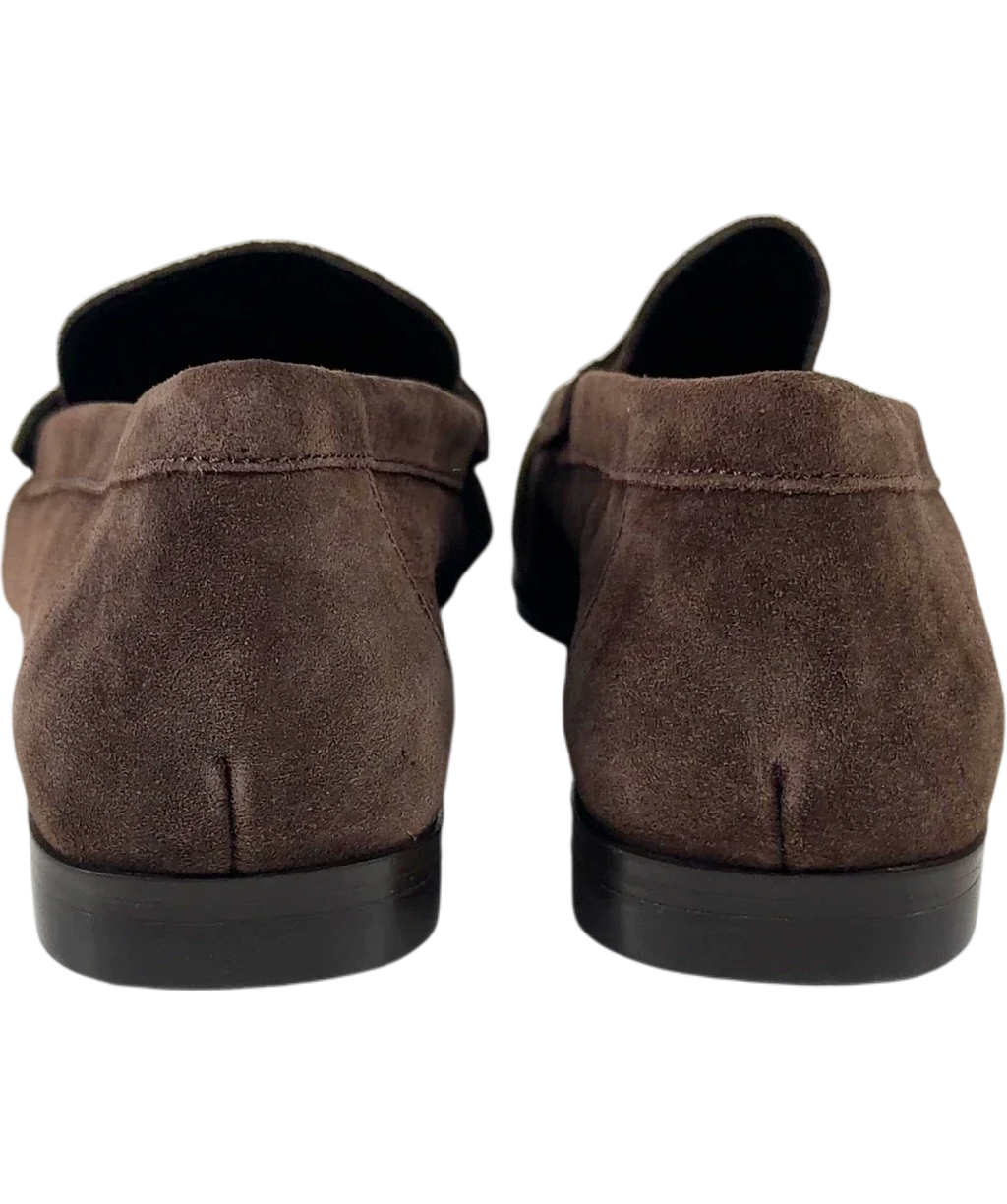 ARRANGE Brown Premium leather loafer, size UK 4 EU 37 👠 — back
