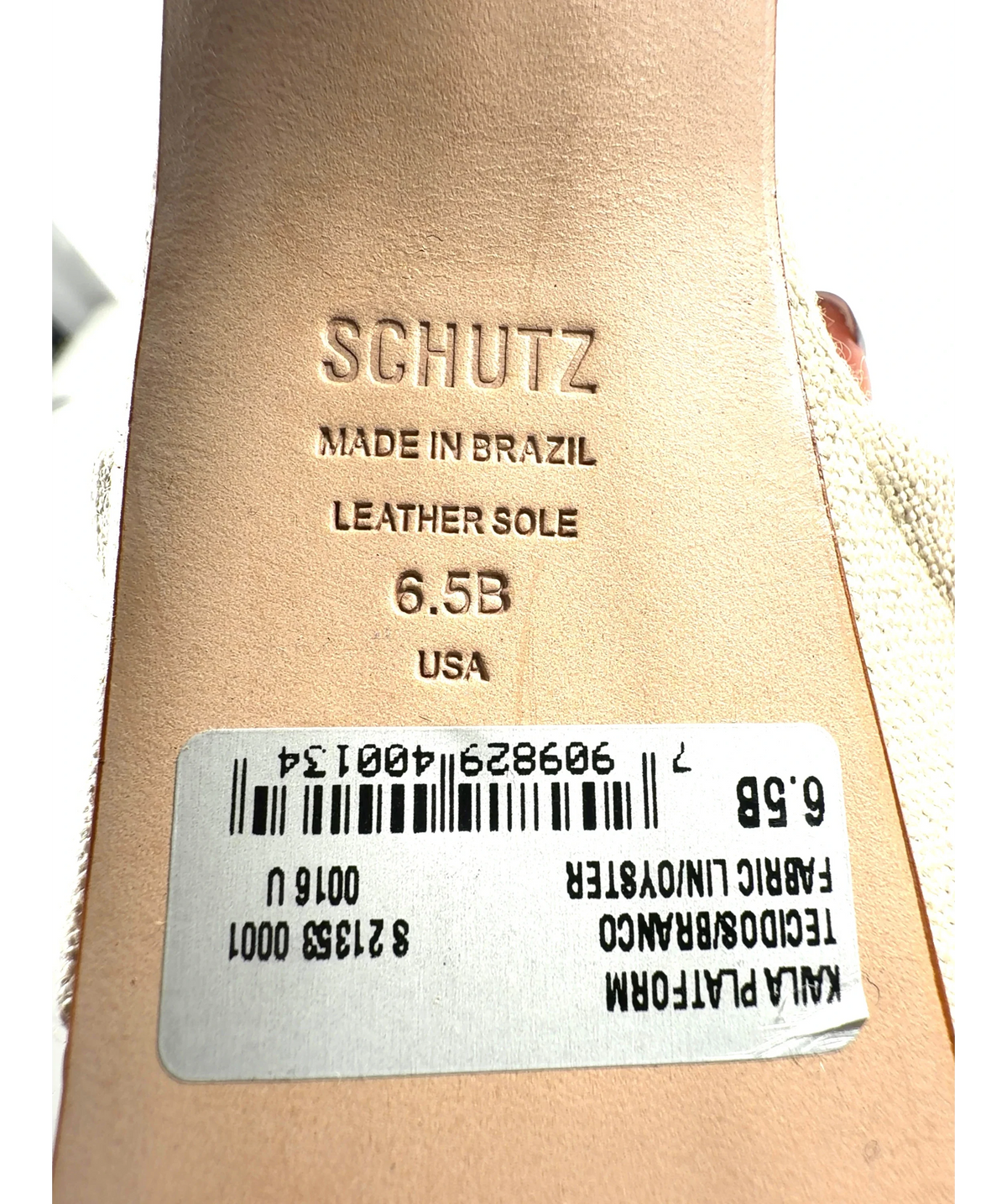 Schutz Beige KAILA PLATFORM, size UK 4 EU 37 👠 — additional view