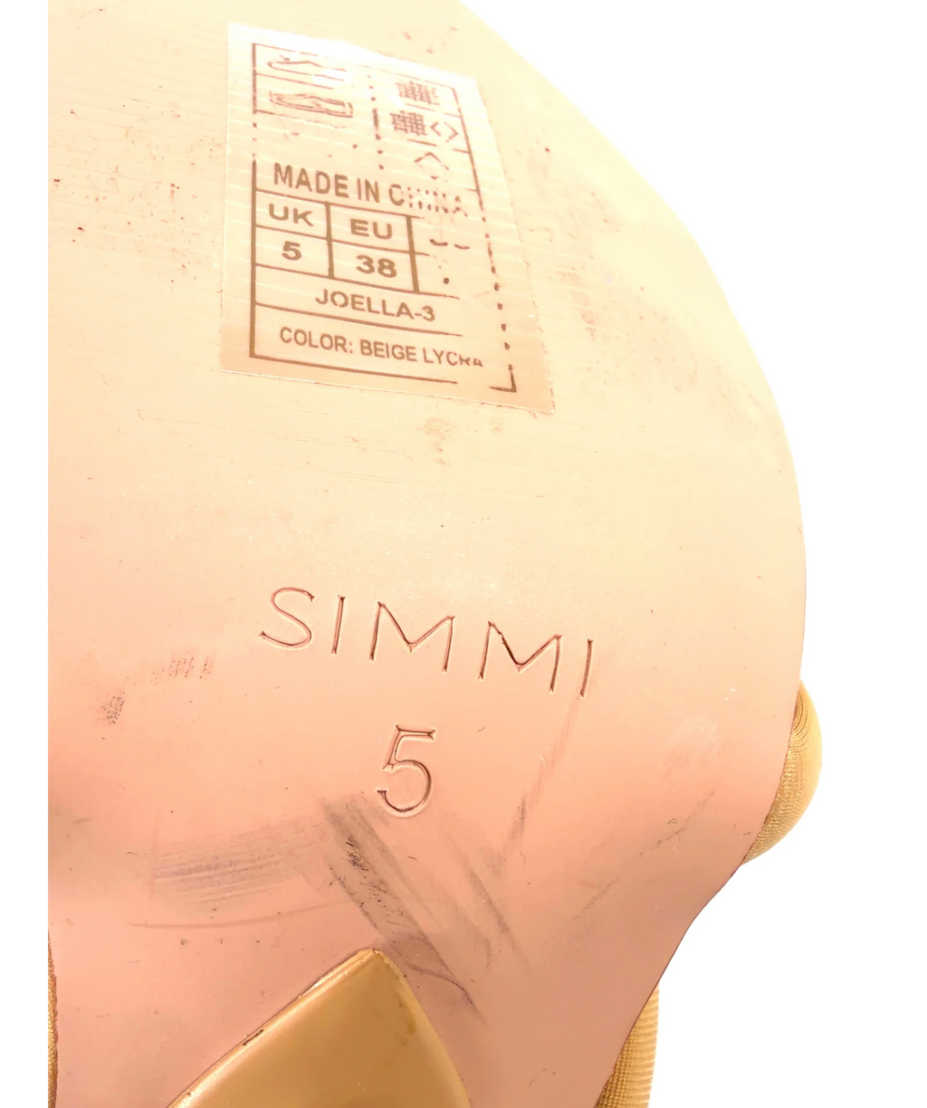 SIMMI Beige Joella-3, size UK 5 EU 38 👠 — care label
