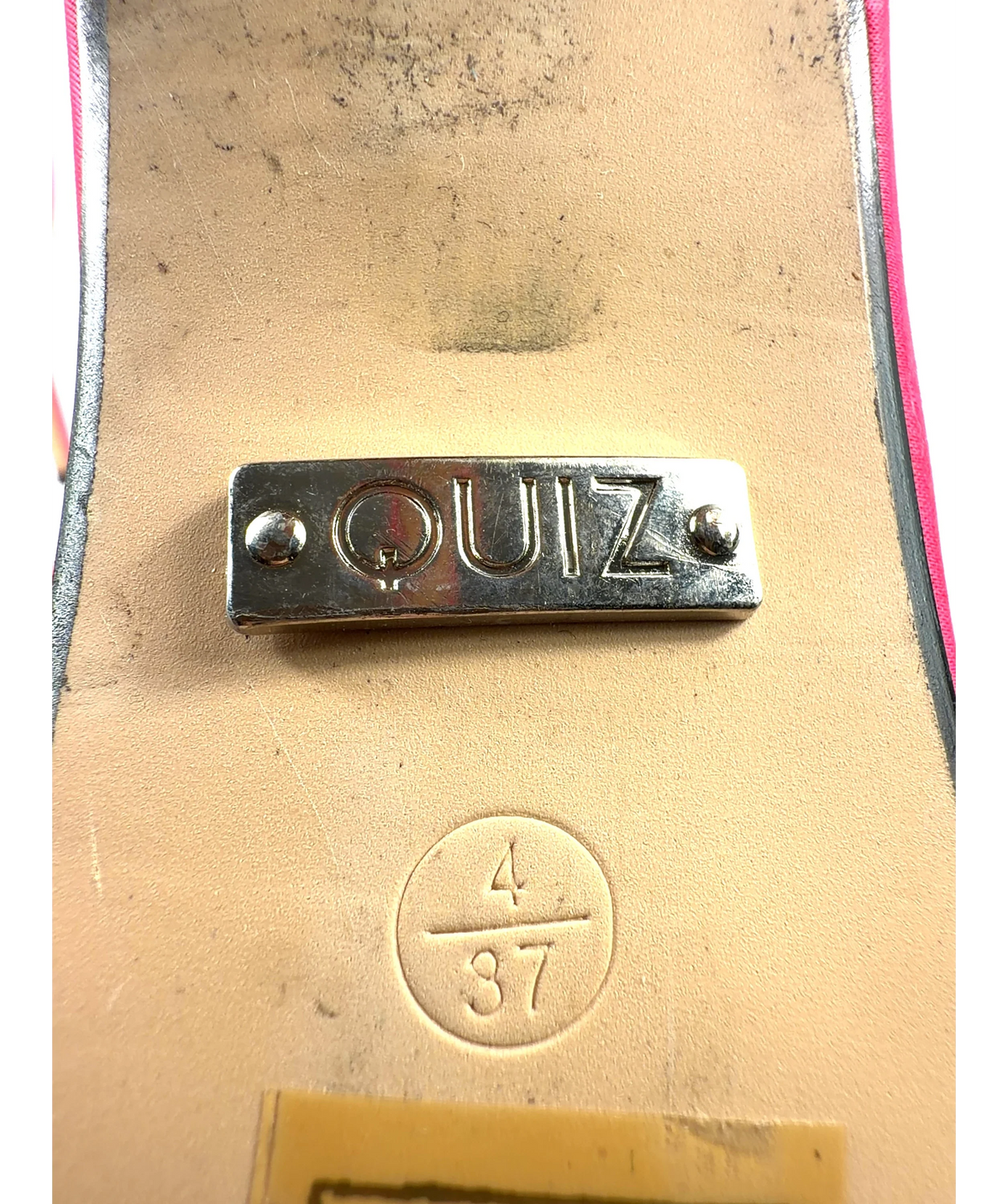 QUIZ Pink Colour, size UK 4 EU 37 👠 — care label