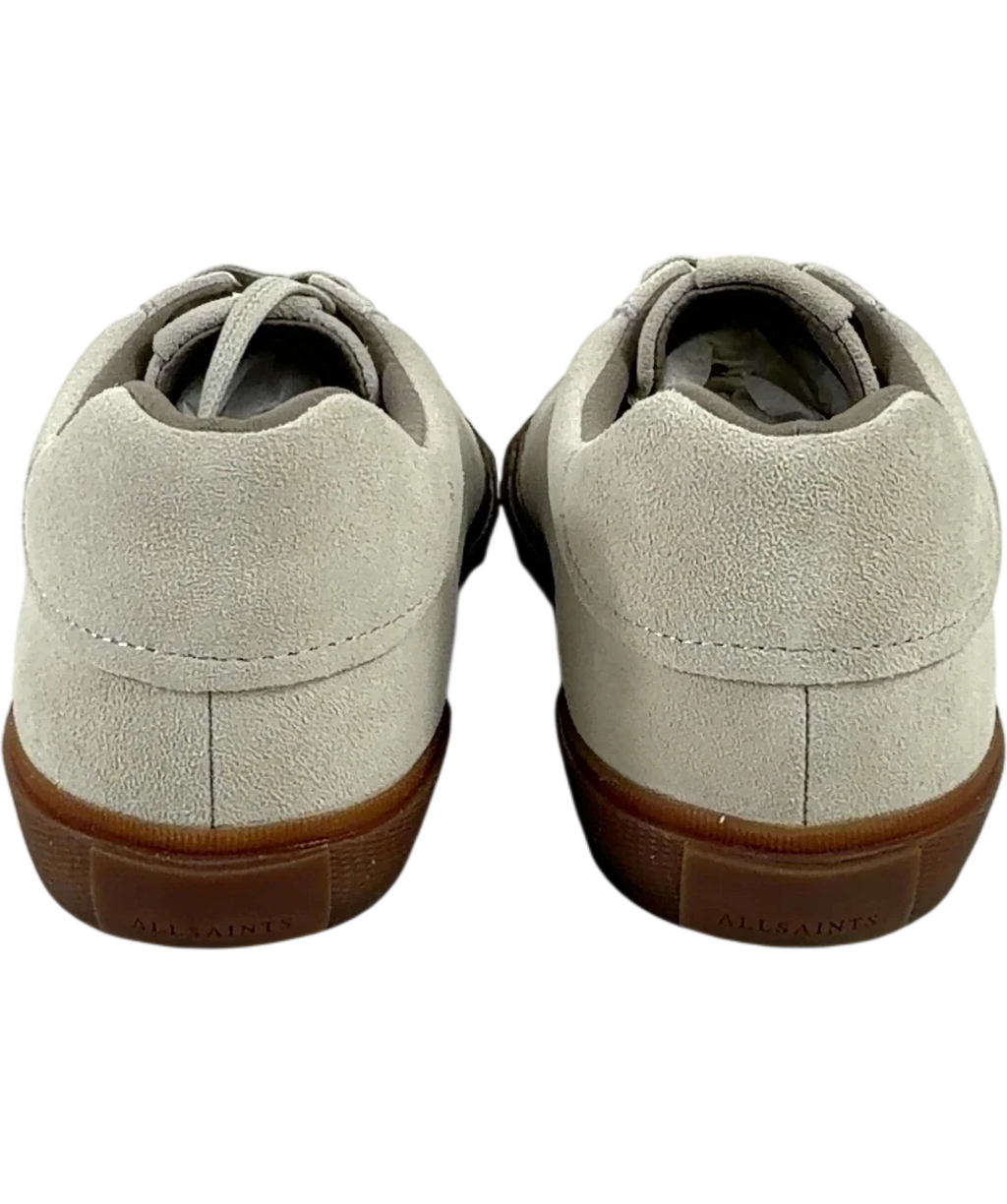 ALLSAINTS off white UNDERGROUND SUEDE LO, size UK 9 EU 43 👞 — back