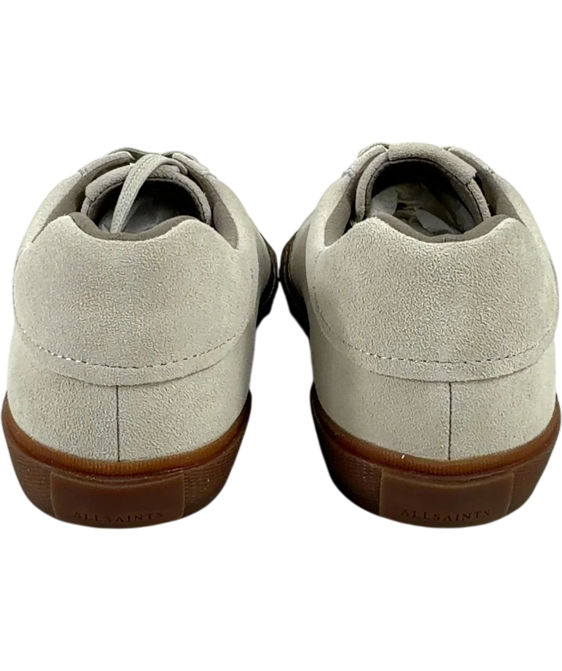 ALLSAINTS off white UNDERGROUND SUEDE LO, size UK 9 EU 43 👞 — back