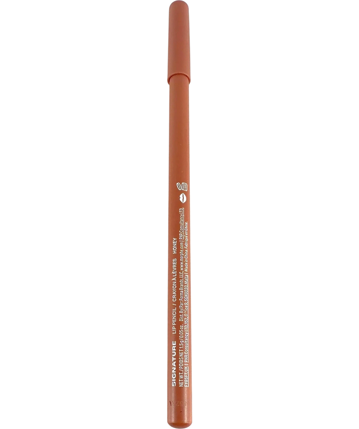 Morphe Honey Signature Lip Pencil, size 1.5g — back