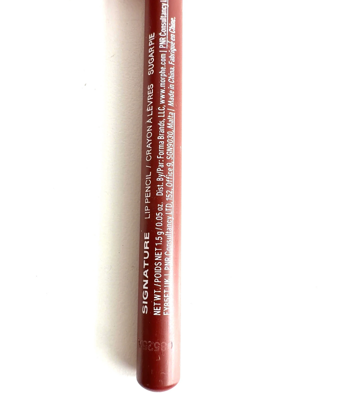 Morphe Sugar Pie Sugar Pie Signature Lip Pencil, size 1.5g — care label