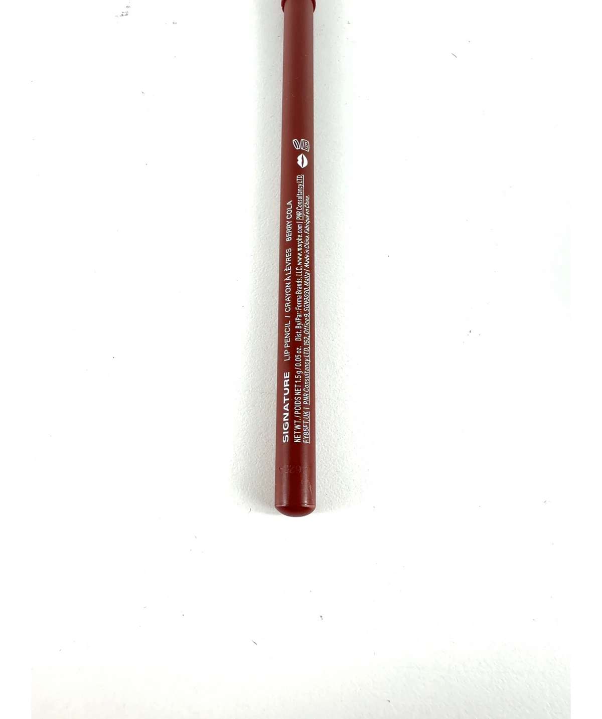 Morphe BERRY COLA Signature Lip Pencil, size 1.5g — care label