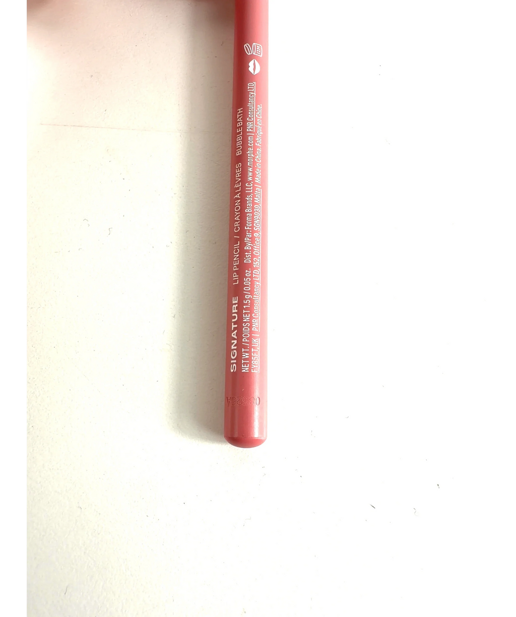 Morphe BUBBLE BATH Signature Lip Pencil, size 1.5g — fabric detail