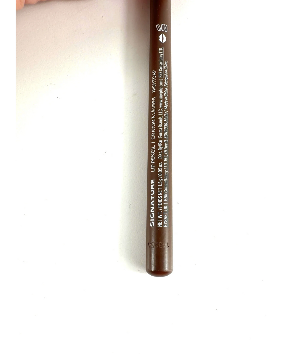 Morphe NIGHTCAP SIGNATURE LIP PENCIL, size 1.5g — care label