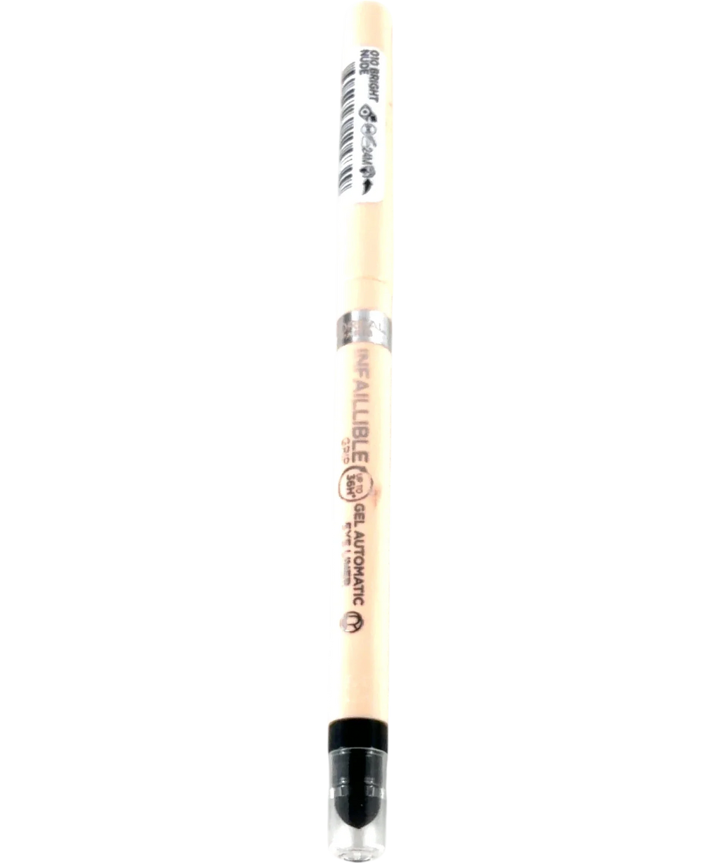 L'Oreal 010 Bright Nude INFAILLIBLE GRIP 36H GEL AUTOMATIC, size 1 — back