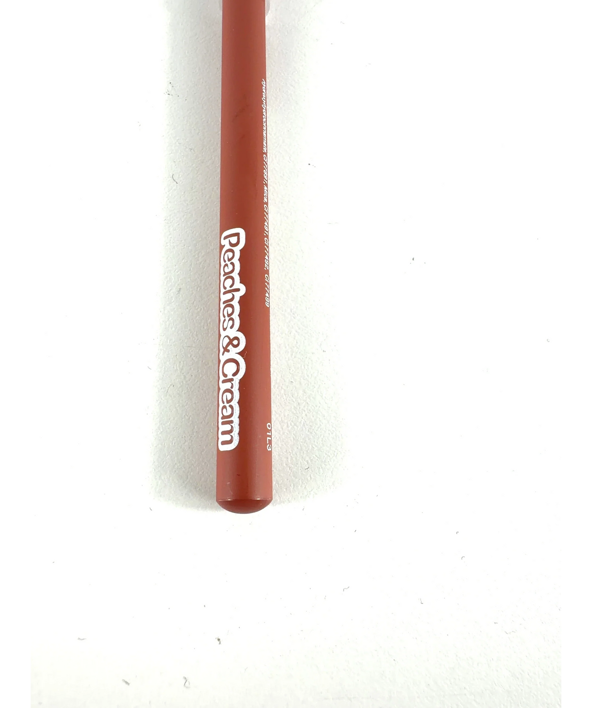 PEACHES AND CREAM BORDERLINE Borderline Lip Liner, size 1.14g — label