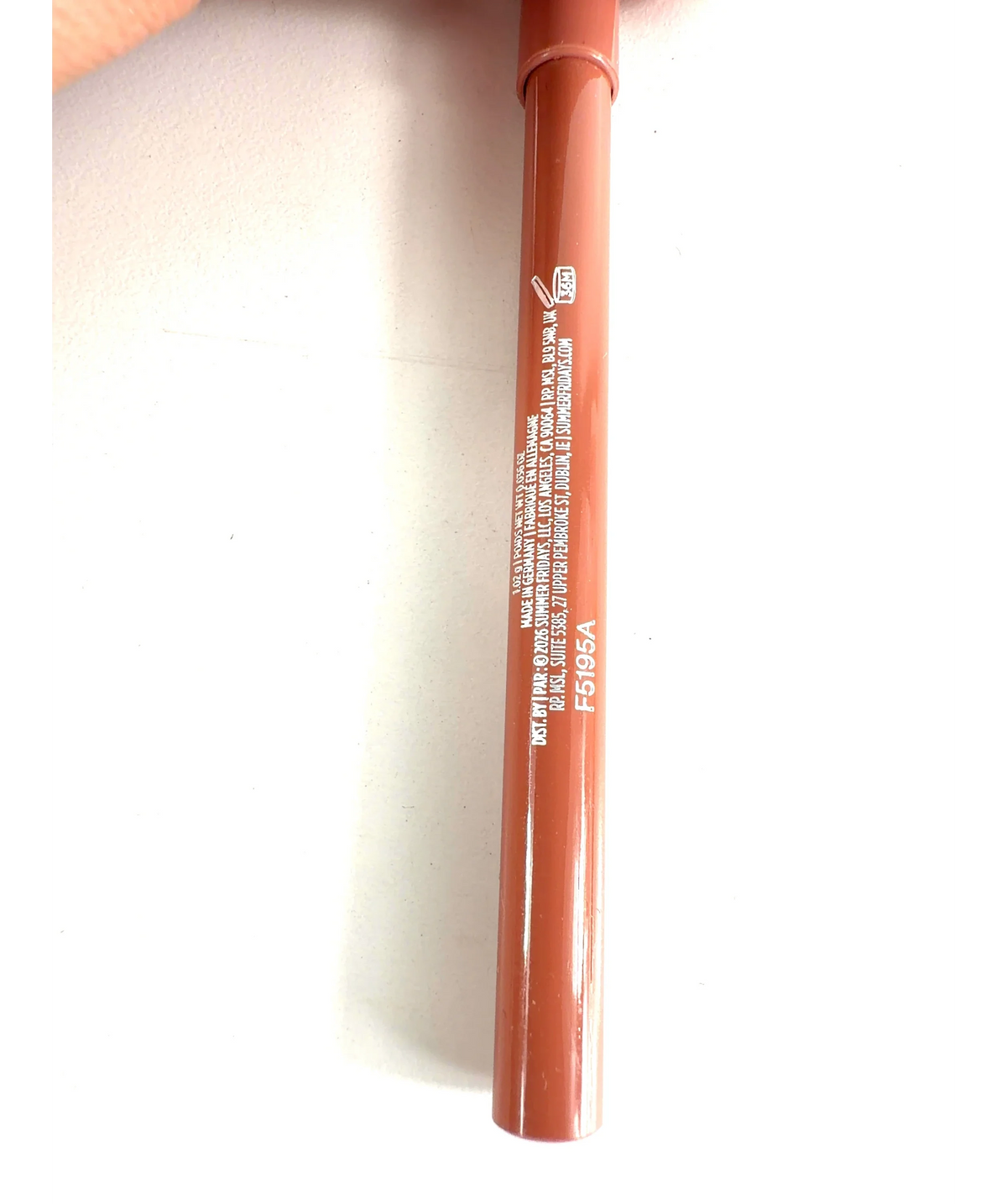 Summer Fridays Latte Softline Lip Liner, size 1.02g — care label