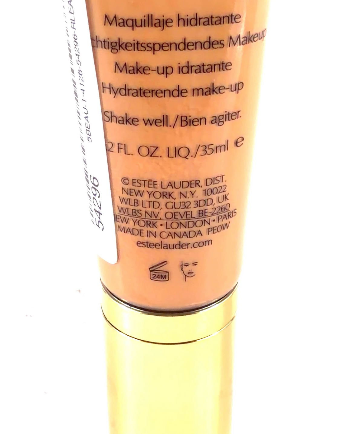 Estee Lauder 3W2 CASHEW Futurist Hydra Rescue Moisturizing Makeup, size 35ml — care label