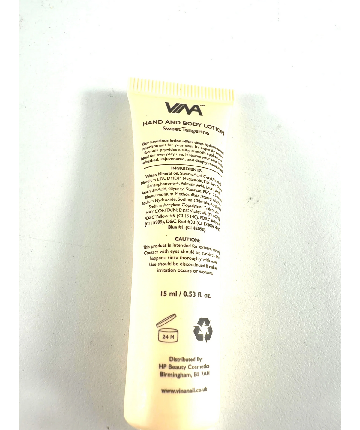 VNA SWEET TANGERINE Hand & Body Lotion 15ml, size 15ml — detail