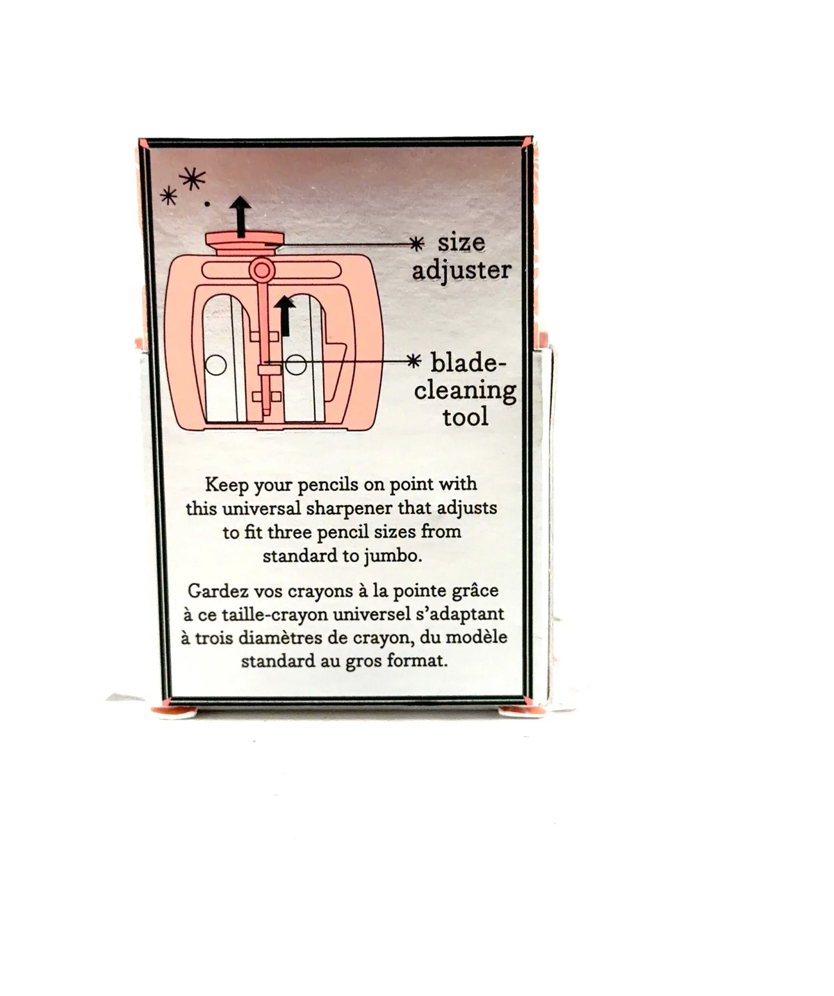 Benefit ALL-PURPOSE SHARPENER, size 1 — care label