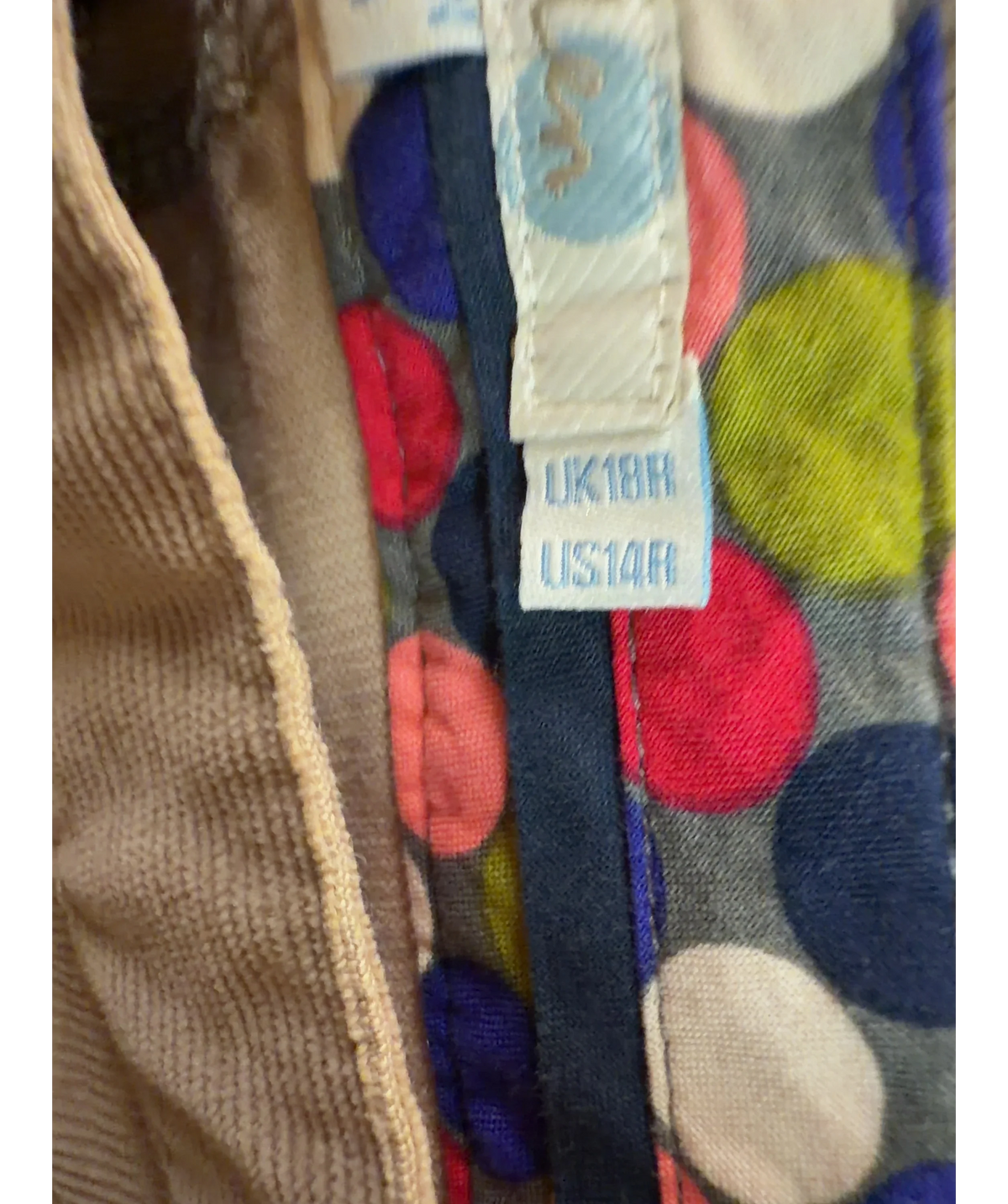 Boden Beige Colour, size UK 18 — care label