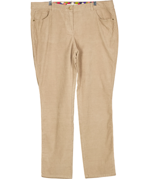 Boden Beige Corduroy Trousers UK 18