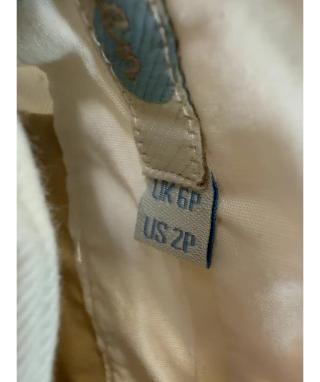 Boden White Colour, size UK 6 — care label