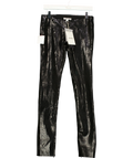 Jaded London Black Idol Croc Effect Bandage Trousers, size UK S — front