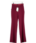 NADINE MERABI burgundy Charlotte Burgundy Trousers, size UK 10 — front