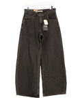 levis Black Teardrop Wide Leg Jeans, size W26 — front