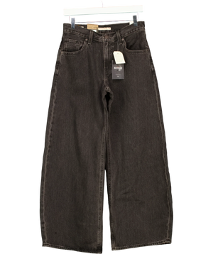 Levis Teardrop Wide Leg Jeans Black and Grey W26