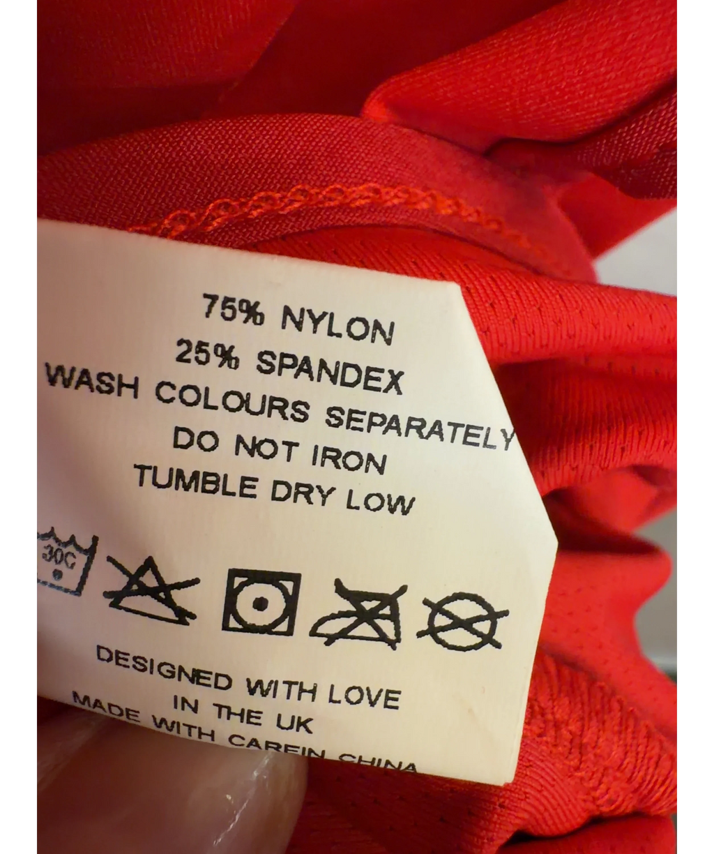 RASTY Red Red Utility Vest, size UK L — label