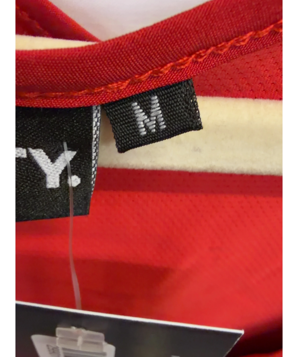 RASTY. Red Utility Vest, size UK M — care label