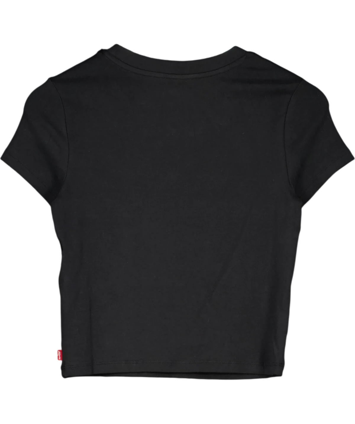 levis Black Essential Baby Tee, size UK S — back