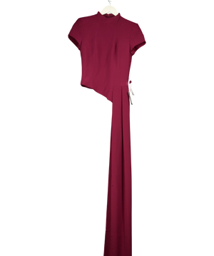 Nadine Merabi Pippa Burgundy Top Red UK 8