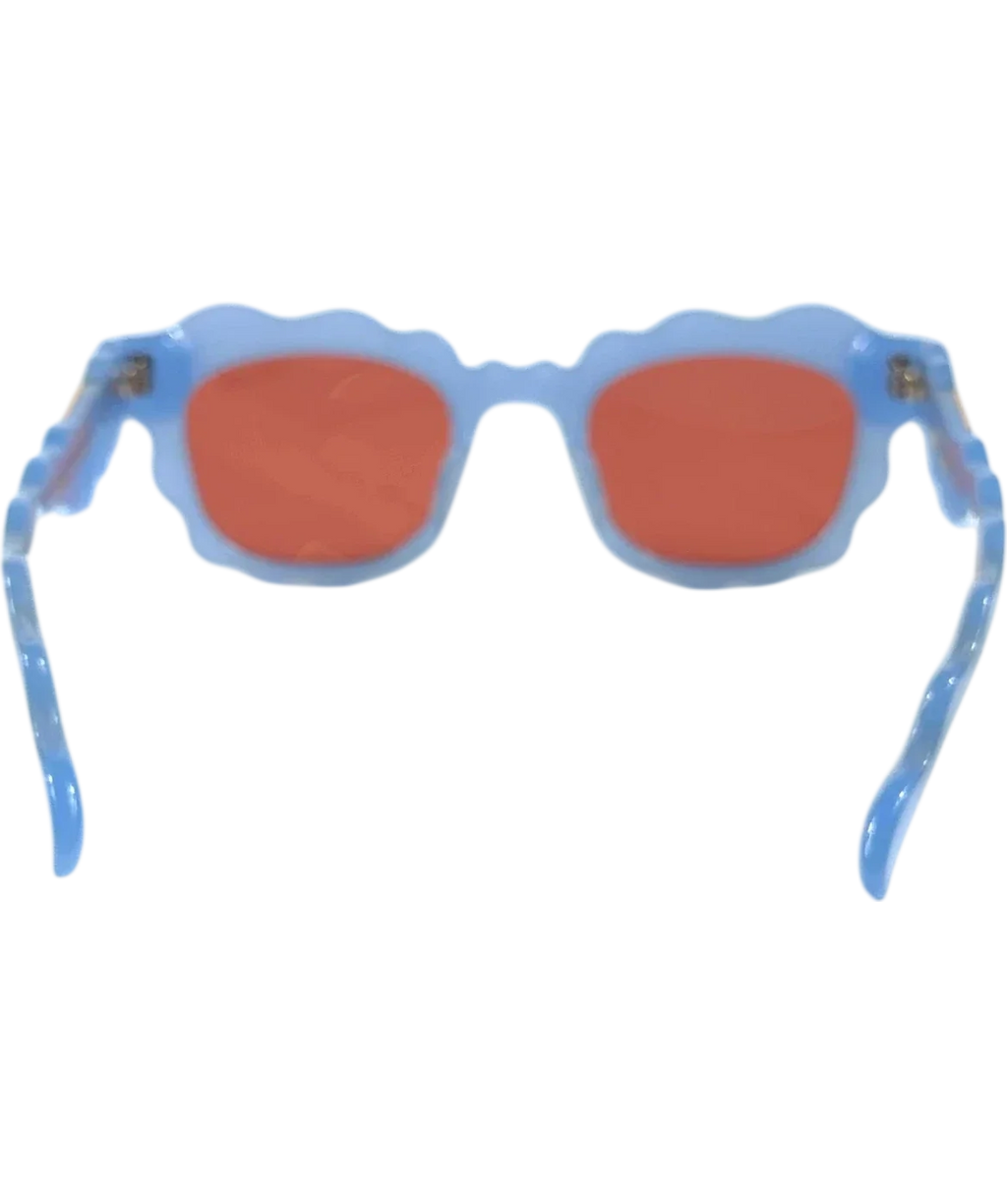 Poppy Lissiman light blue Crimpie — fabric detail