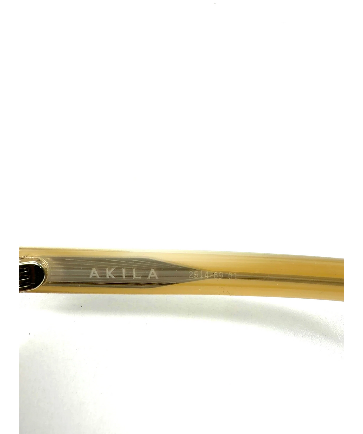 Akila Beige Cosmos Sunglasses — care label
