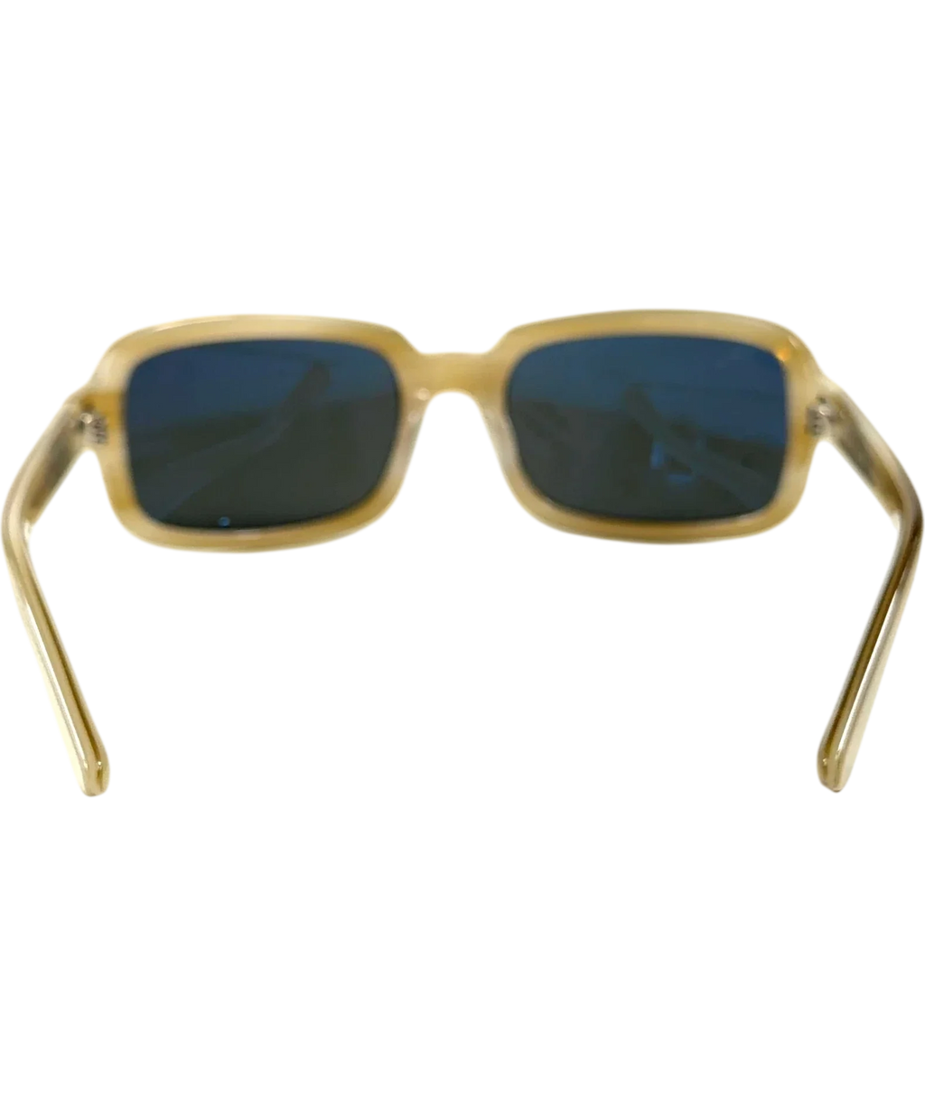 Akila Beige Cosmos Sunglasses — fabric detail