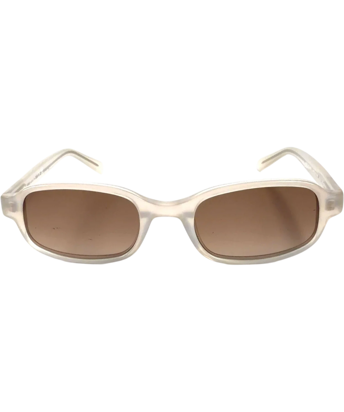 DMY BY DMY white Margot Milky White Sunglasses — front