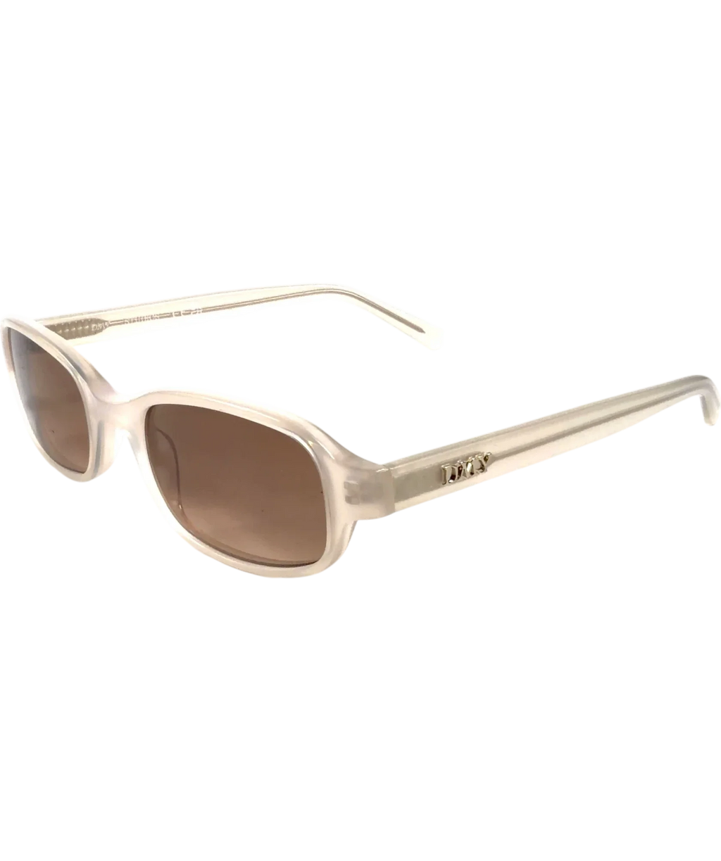 DMY BY DMY white Margot Milky White Sunglasses — back