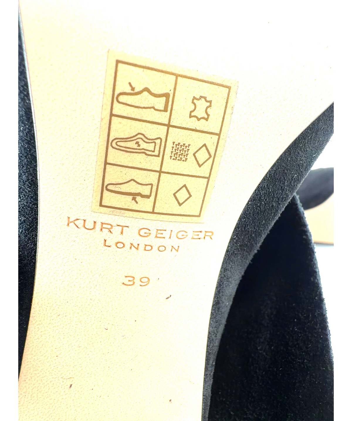 Kurt Geiger Black Colour, size UK 6 EU 39 👠 — additional view