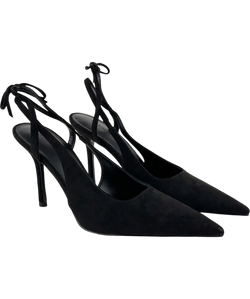 Charles & Keith Black Colour, size UK 6 EU 39 👠 — front