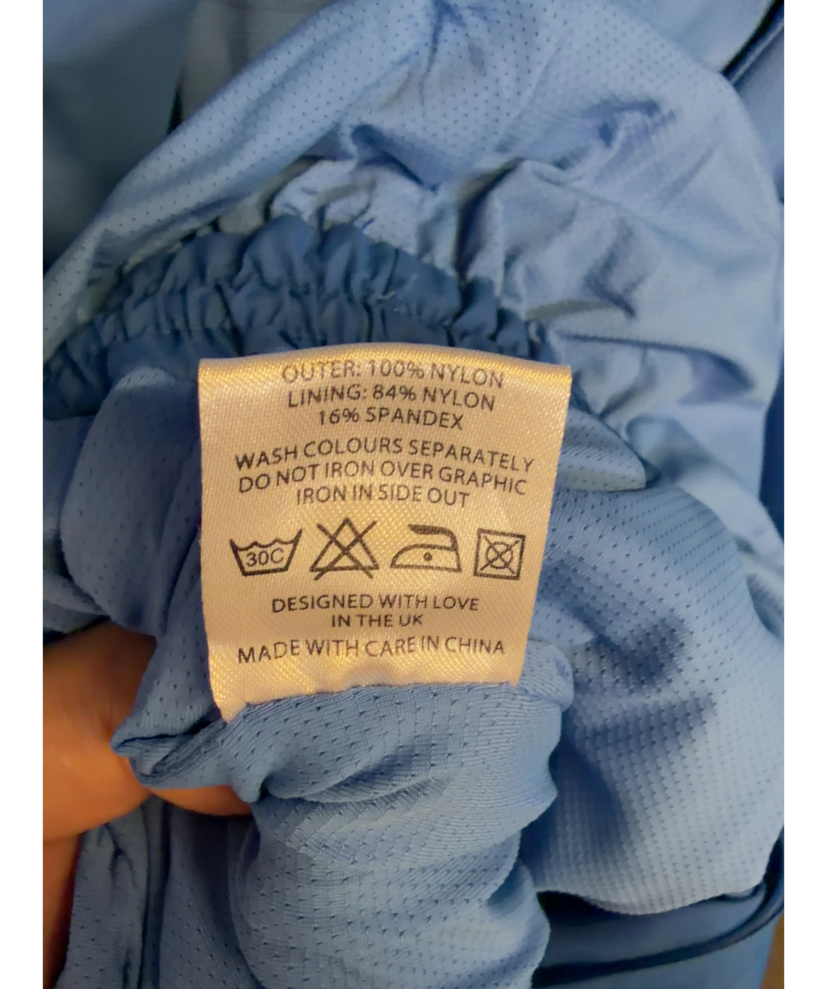 RASTY. Blue Blue Boilersuit, size UK L — label