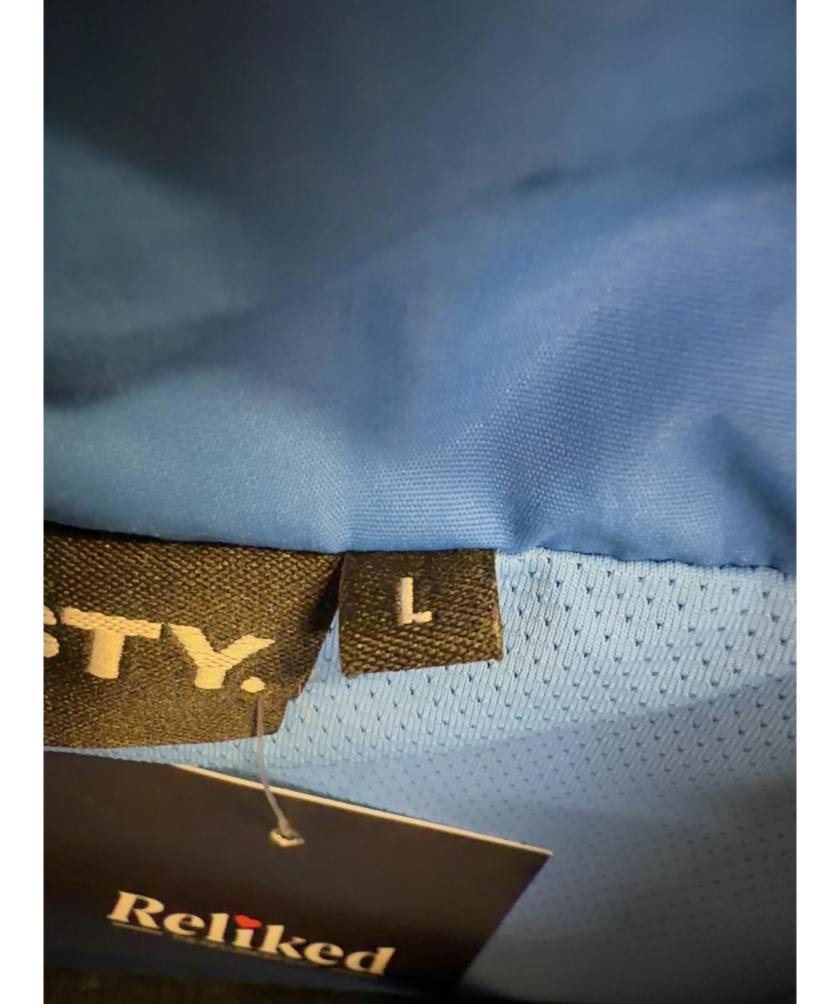 RASTY. Blue Blue Boilersuit, size UK L — care label