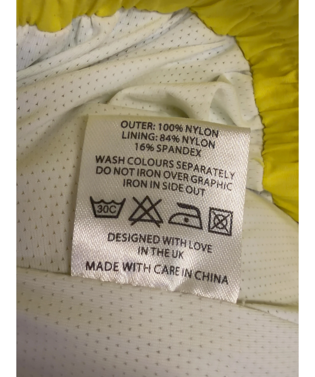 RASTY. Yellow Colour, size UK L — label