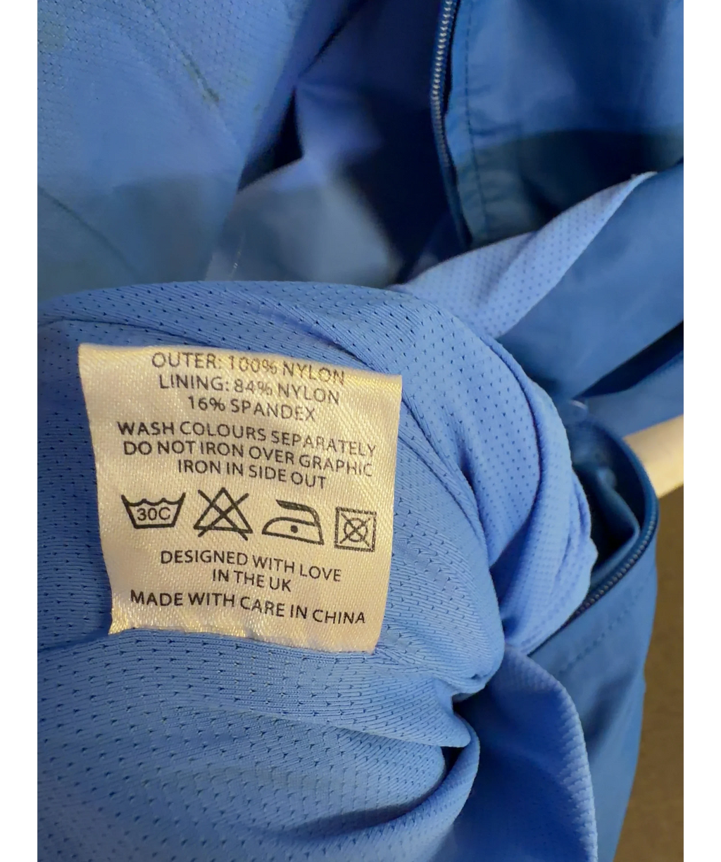 RASTY Blue Blue Boilersuit, size UK XL — label
