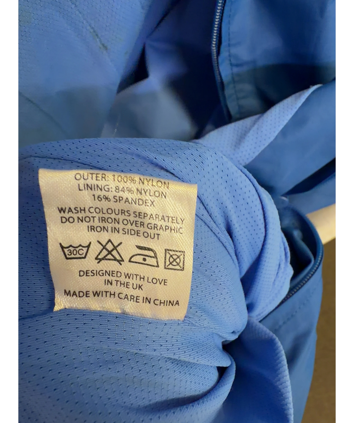 RASTY Blue Blue Boilersuit, size UK XL — label
