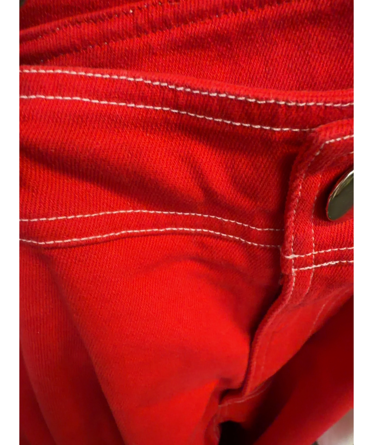 RASTY. Red Red Dungarees, size W32 — label