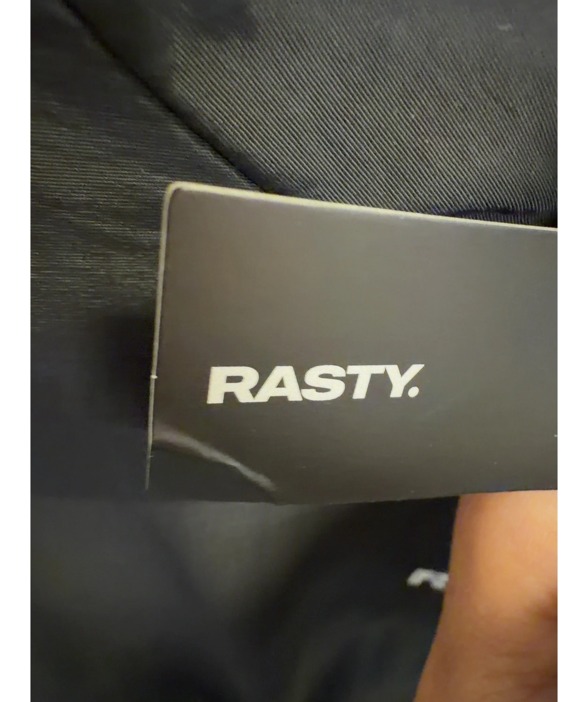 RASTY Black Black Boilersuit, size UK XL — detail
